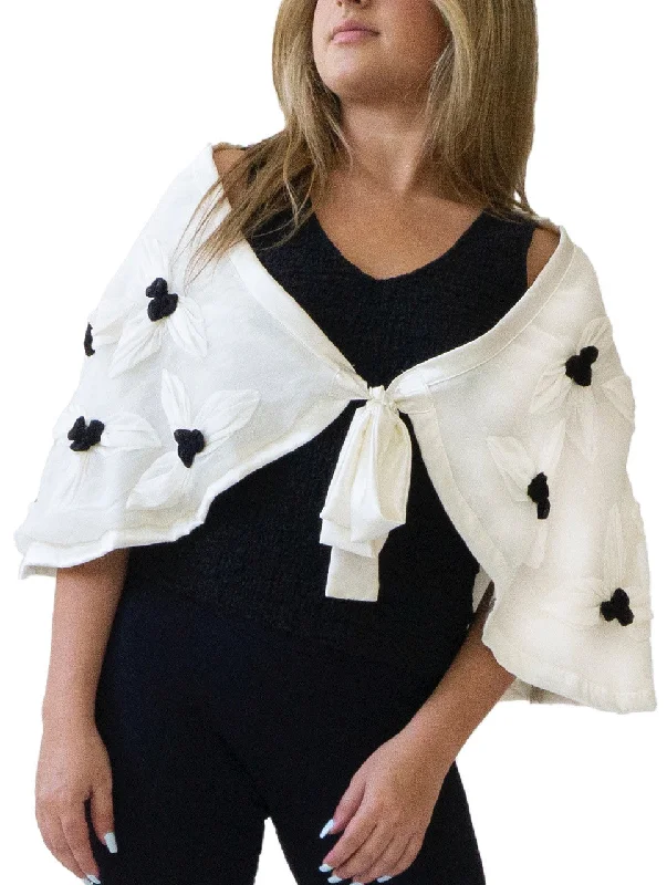FRENCH TAFFY ART DECO CAPE Faux Fur Jacket Real Fur Jacket Shearling Jacket
