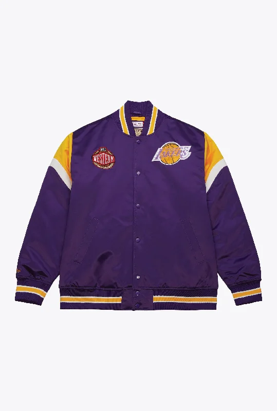 Los Angeles Lakers Heavyweight Satin Jacket