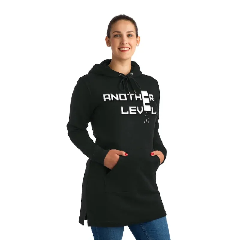FZ Women's Streeter Hoodie Dress Hoodie with Gradient Ombre Colorful